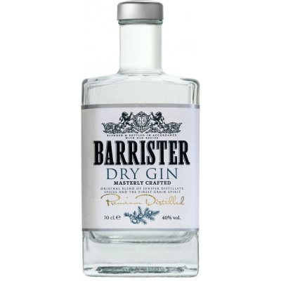 Barrister Dry Gin 40% 0,7 l (holá láhev)