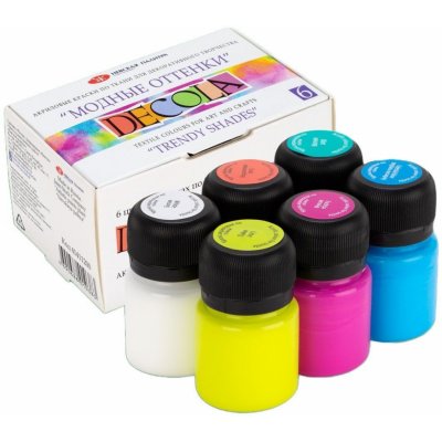 Barvy na textil Decola Nevskaya Palitra 6 x 20 ml – Zbozi.Blesk.cz