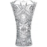 CRYSTALITE BOHEMIA KŘISTÁLOVÁ VÁZA BOHEMIA MIRANDA 205MM – Zboží Dáma