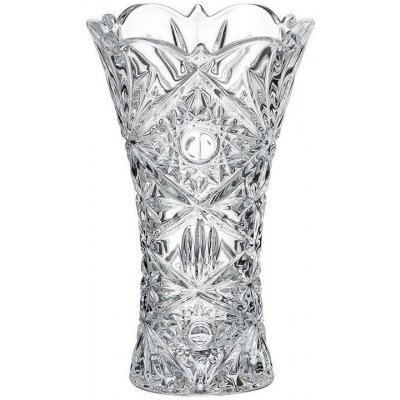 CRYSTALITE BOHEMIA KŘISTÁLOVÁ VÁZA BOHEMIA MIRANDA 205MM – Zboží Dáma