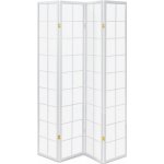 Autronic 4-dílný bílá 180 x 174 cm – Zboží Dáma