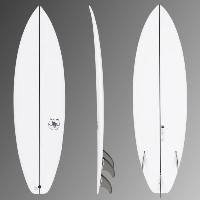 OLAIAN Surf shortboard 900 5'5" 24 l se 3 ploutvičkami FCS2 – Sleviste.cz
