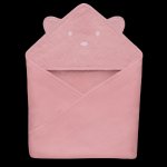 Lionelo Dětská osuška s kapucí MUSLIN HOODED TOWEL Pink Baby LN0284 – Zboží Dáma
