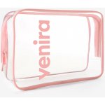 Venira kosmetická taška průhledná růžová L – Hledejceny.cz