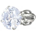 Olivie stříbrná náušnice na šroubek MIA 8755 – Zboží Mobilmania