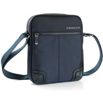 Roncato kapsa Wall street crossbody střední A5 Blue