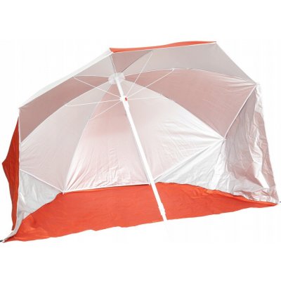 Plážový slunečník Neka 3560232711435 160 cm oranžové a červené – Hledejceny.cz