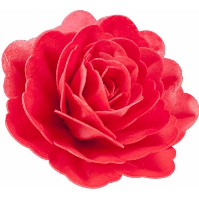 Jedlý cukrový obří květ růže 12,5cm - Dekora – Zboží Mobilmania