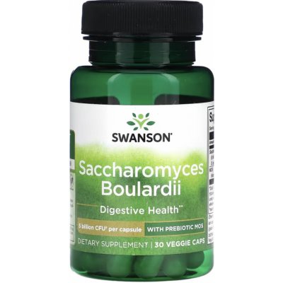 Swanson Probiotikum Saccharomyces Boulardii 30 vega kapslí