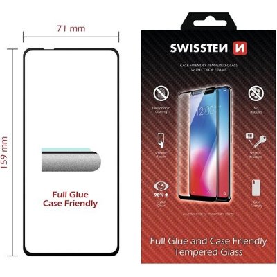 SWISSTEN 3D Full Glue pro Samsung A217 Galaxy A21s černé 54501771 – Zboží Mobilmania