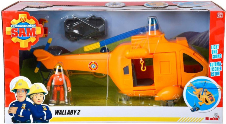 Simba Vrtulník Wallaby II Požárník Sam