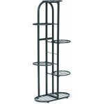 ModernHome PJJPS0014 Kovový stojan na květiny 6 úrovní 106 cm černý – Zboží Dáma