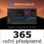 VEGAS Pro SUITE 365 (roční předplatné) – Hledejceny.cz