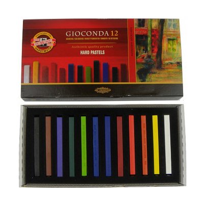 Gioconda sada tvrdých pastelů 12 ks – Zboží Dáma