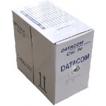 Datacom 1200 FTP drát CAT5E PVC,Eca, 305m, šedý – Zboží Mobilmania