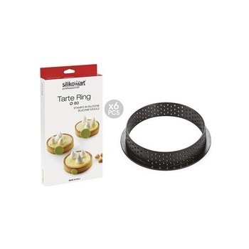 Silikomart Formičky na tartaletky Kit Tarte Ring Paradis 8 cm 6 ks