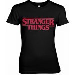 Stranger Things Logo Girly Black – Zboží Dáma