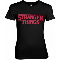 Stranger Things Logo Girly Black