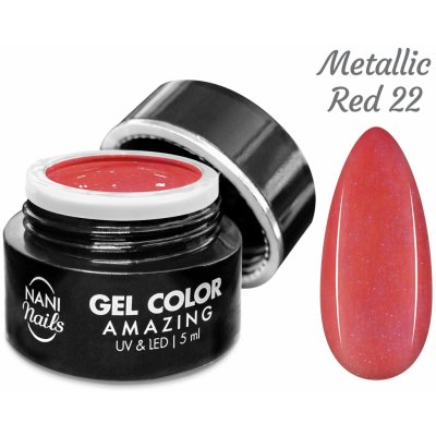 NANI UV gel Amazing Line Metallic Red 5 ml – Sleviste.cz