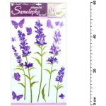 Anděl 10189 Samolepky na zeď levandule, 50 x 32 cm – Zboží Dáma