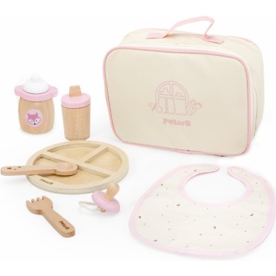 Viga PolarB Dřevěná taška na krmení pro panenky s lahvičkou a bryndákem – Zboží Dáma Viga PolarB Dřevěná taška na krmení pro panenky s lahvičkou a bryndákem – Zboží Dáma