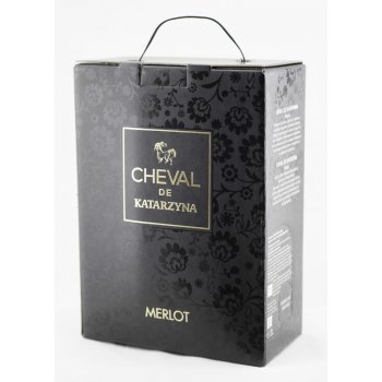 Katarzyna Estate Cheval Bag in Box Merlot červená 2022 14% 2 l (karton)