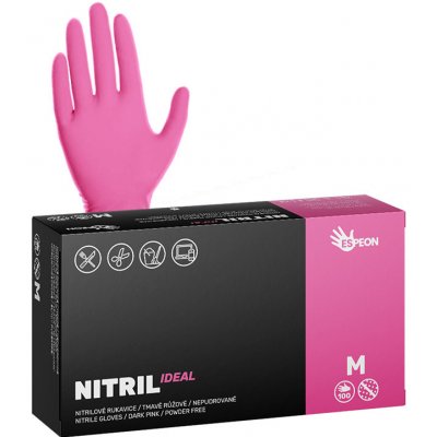 Espeon NITRIL IDEAL nepudrované tmavě růžové 100 ks