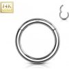 Piercing Šperky4U zlatý piercing segment kruh ZL01262-WG-1010