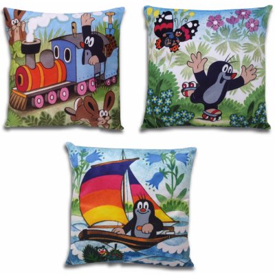 Moravská ústředna polštář Krtek jaro 30x30 – Sleviste.cz