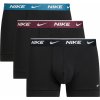 Boxerky, trenky, slipy, tanga Nike Everyday Cotton Stretch Dri-FIT Trunk 3-Pack Black