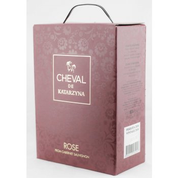 Katarzyna Estate Cheval Rose Bag in Box Cabernet Sauvignon růžové 2023 13% 2 l (karton)