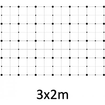 Montážní sada pro zelenou stěnu - nerez, rozměr 3x2m. Set obsahuje: EB1-GW02 (35ks), EB2-LA3 (70m), PVC-LA3 (44ks), EB1-GWS3 (32ks) – Zbozi.Blesk.cz