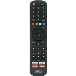 dálkový ovladač Dálkový ovladač pro Hisense LCD/LED/3D/Smart TV HUAYU RM-L1335 Plus univerzální s tlačítkem NETFLIX, YouTube, Amazon Sada