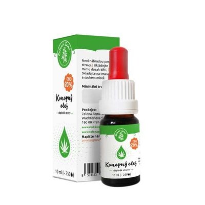 Zelená Země CBD Konopný olej 6000 mg 20% 30 ml