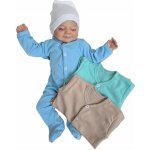 Kojenecké overaly 3kusy sv.modrá mint kapučíno – Hledejceny.cz