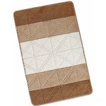 Bellatex Bany trojúhelníky bílá hnědá 60x100 cm – Zboží Mobilmania