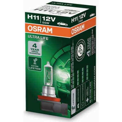 Osram ULTRA LIFE H11 55V 55W PGJ19-2 – Zboží Mobilmania