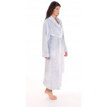 Vestis župan s kapucí Flora mauve mist – Sleviste.cz