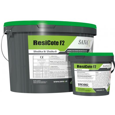 Sanax Epoxidový, vodou ředitelný nátěr na beton ResiCote F2 RAL7040 12kg – Zbozi.Blesk.cz