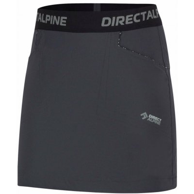 Direct Alpine Alba Lady 2.0 anthracite dámská lehká letní outdoorová sportovní sukně – Zboží Dáma