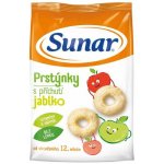 Sunar Dětský snack jablkové prstýnky 50 g – Zbozi.Blesk.cz