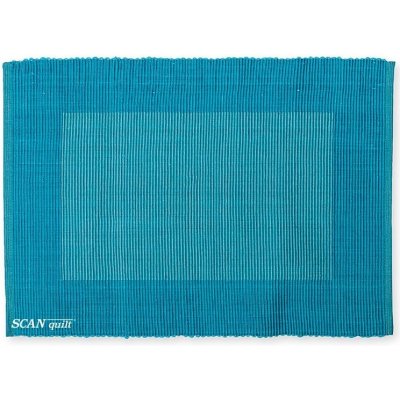 SCANquilt prostírání Rib tyrkysová 30x45cm – Zboží Mobilmania