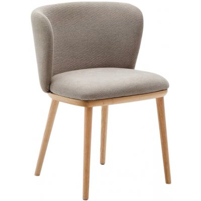 Kave Home Ciselia s dřevěnou podnoží Světle hnědá – Zboží Dáma