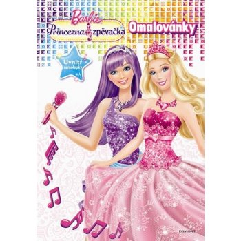 Barbie Princezna a zpěvačka Omalovánky