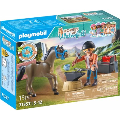 PLAYMOBIL 71357 Podkovář a kůň – Zboží Živě