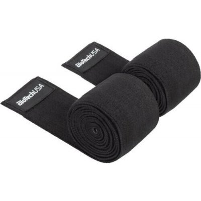 BioTech USA Knee wraps 200 cm černá – Hledejceny.cz