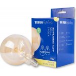 Tesla LED žárovka GLOBE G125 VINTAGE, E27, 4,2W, 230V, 380lm, 2400K, 360st, zlatá – Hledejceny.cz