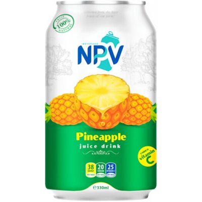 NPV Fruit juice Pineapple plech 330 ml – Zboží Dáma