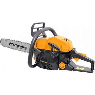 Riwall PRO RPCS 5140 SET, řetězová pila s benzinovým motorem 49 ccm + náhradní řetěz + rukavice + ochranné brýle