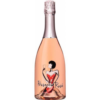 Le Contesse Prosecco Rose Spumante DOC Brut 11% 0,75 l (holá láhev) – Zboží Dáma